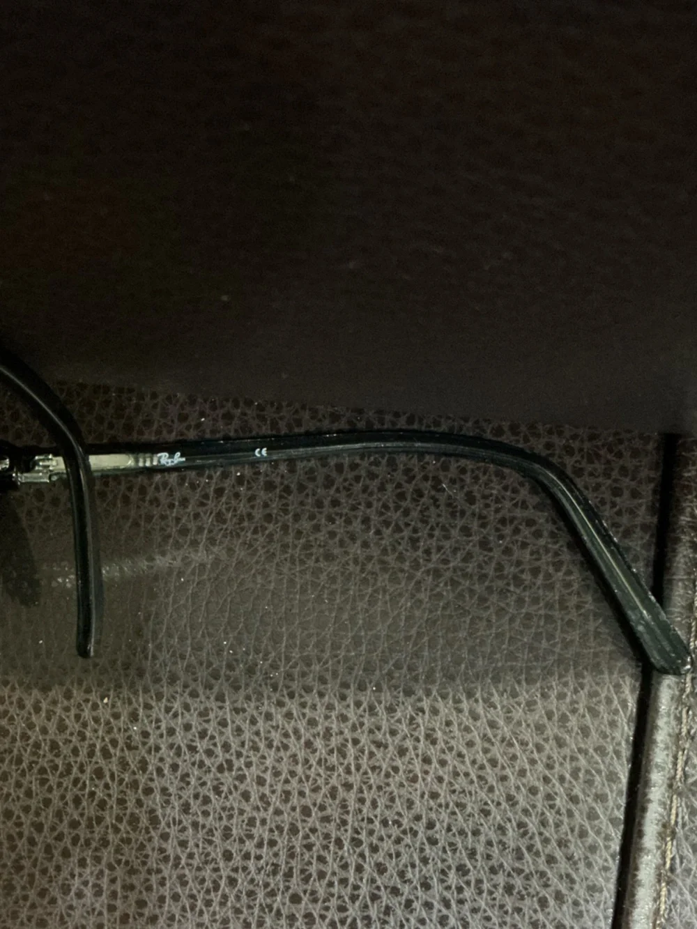 Ray-Ban Black/Gray Rectangular Eyeglass Frames RB5135