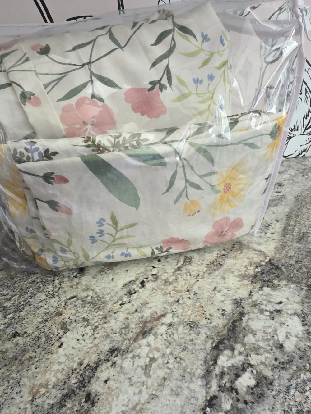 Charter Club Daisy Blooms King 3 Pc Duvet Cover