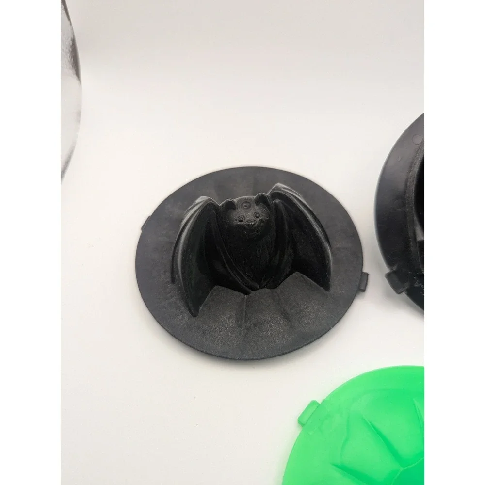 1990s McDonalds Halloween Meal‎ Bucket Replacement Cookie Cutter Lid Pumpkin Bat