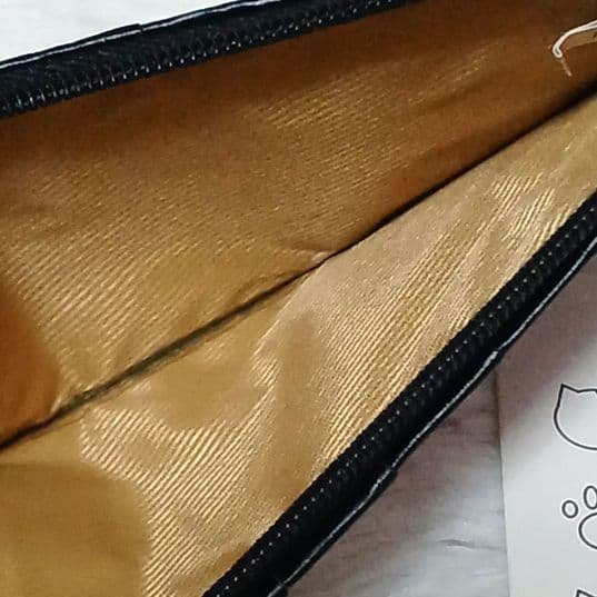 【Unused with Defects】Long Wallet with Charm, Card Slots, Cat