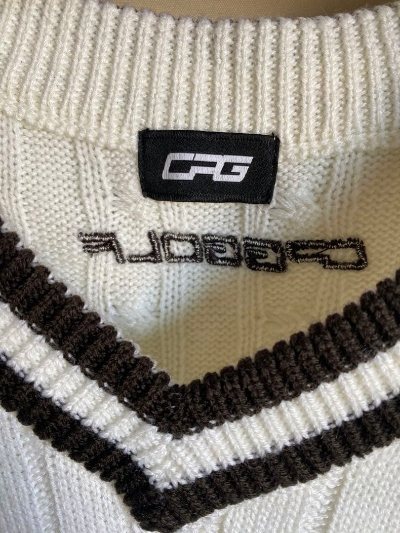CPGGOLF Cable Knit Sleeveless Vest