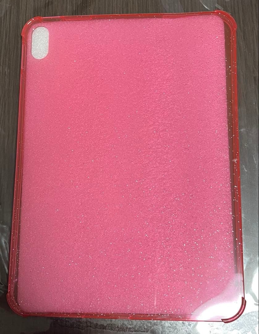 iPad Soft Case Cover 10th/11th Gen Clear Glitter Pink